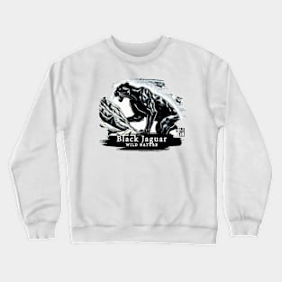 Black Jaguar - WILD NATURE - JAGUAR -2 Crewneck Sweatshirt